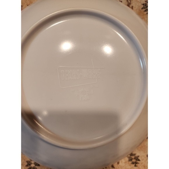 VINTAGE‎ Texas Ware White Divided Split Bowl 9" - Picture 2 of 5